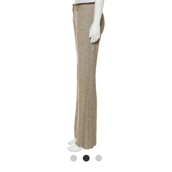 NEW Tory Burch Gold Basketweave Pant 2 - Picture 2 of 8